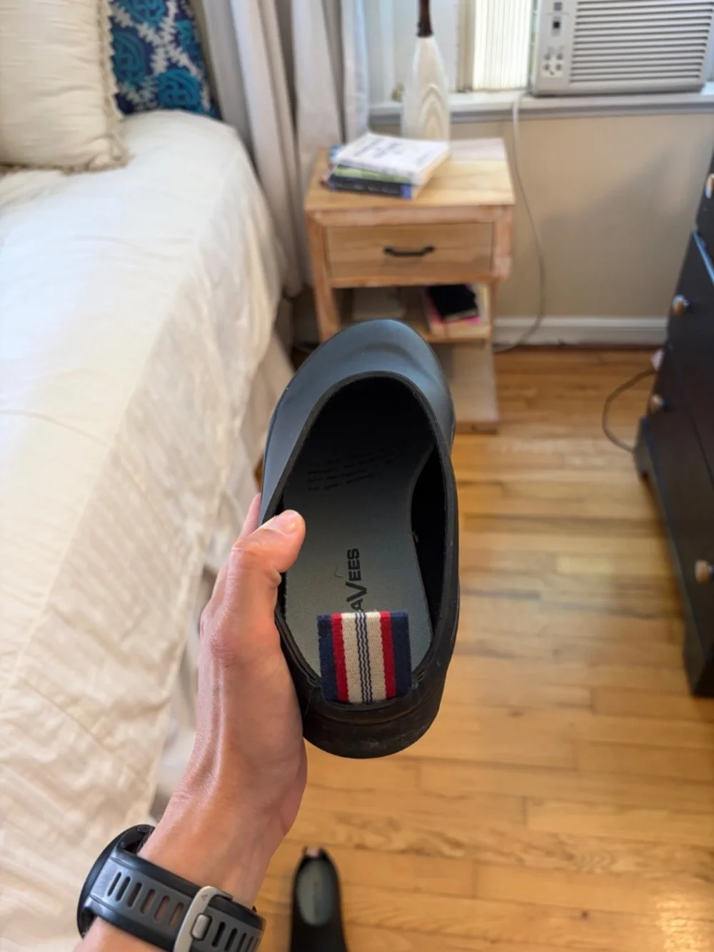 SeaVees Black Rubber Bodega Clogs US size 10